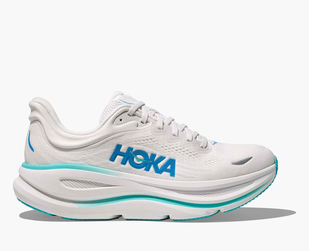 Men's Bondi 9 - white / hoka blue