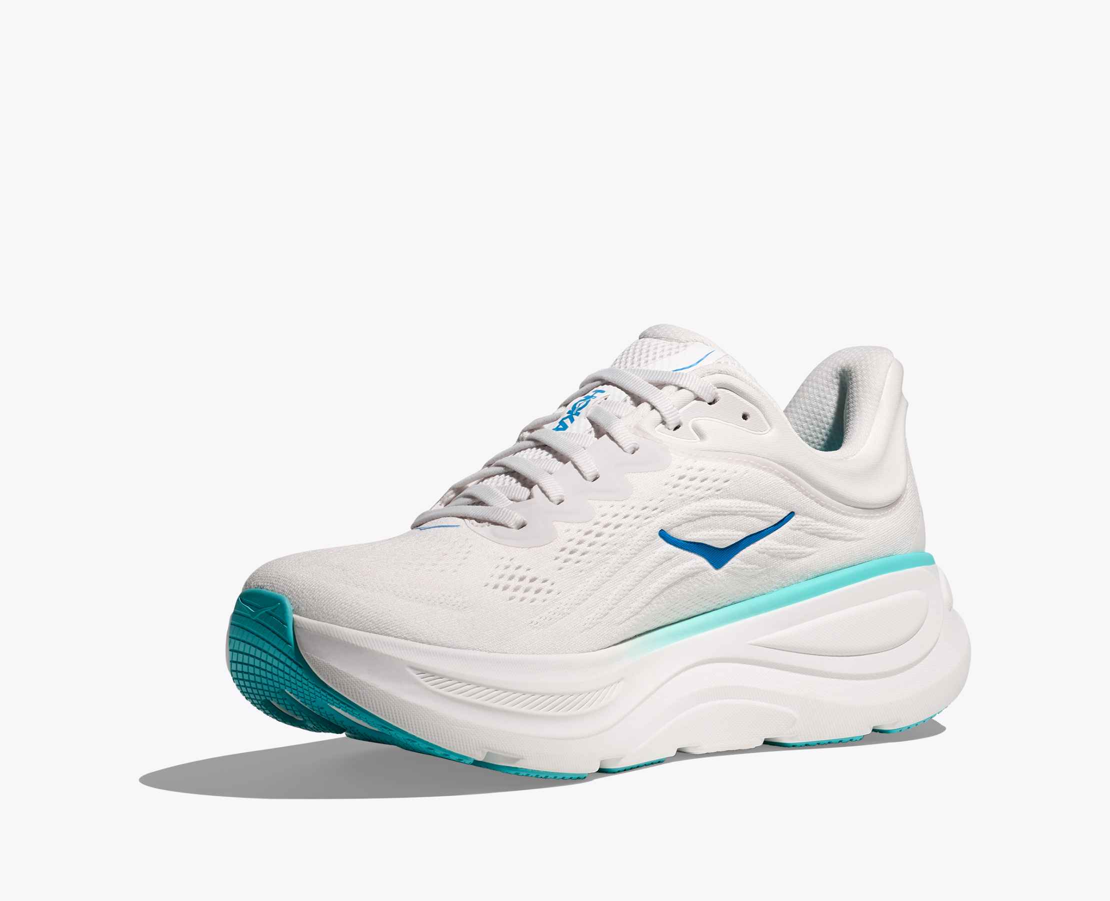 Men's Bondi 9 - white / hoka blue