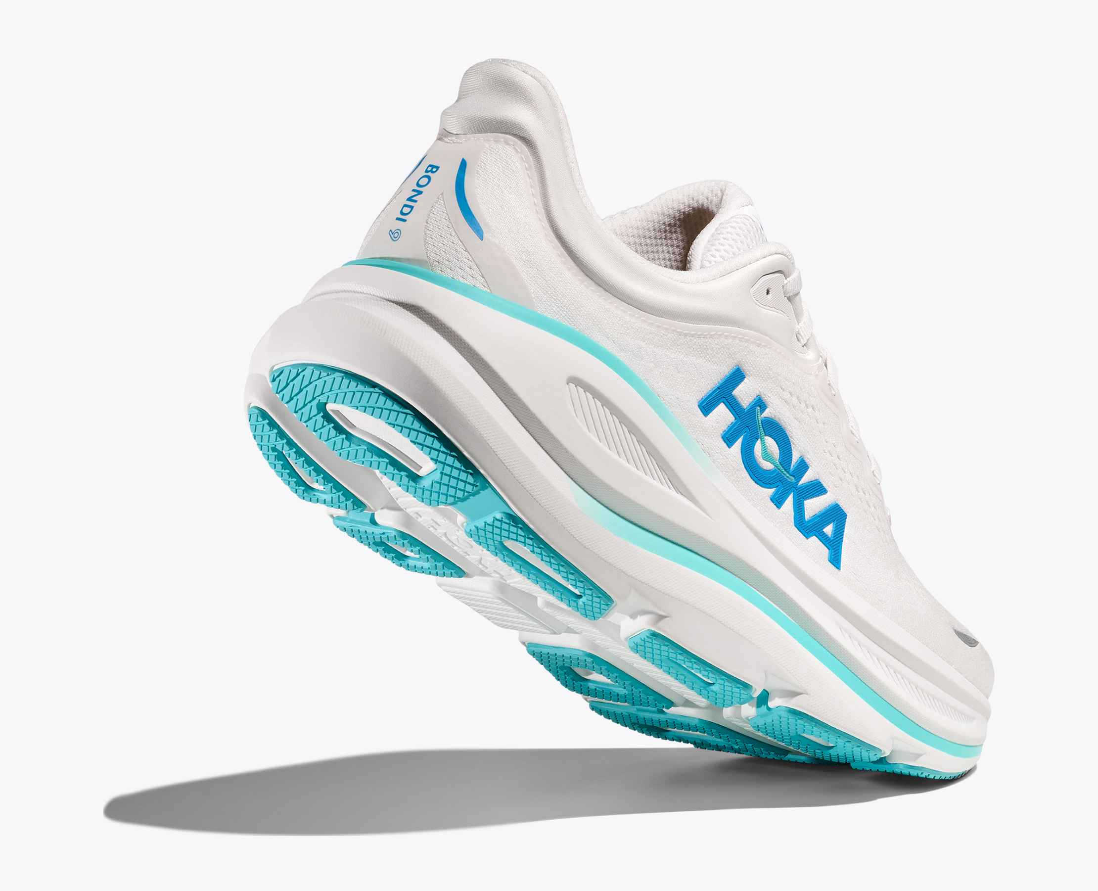 Men's Bondi 9 - white / hoka blue