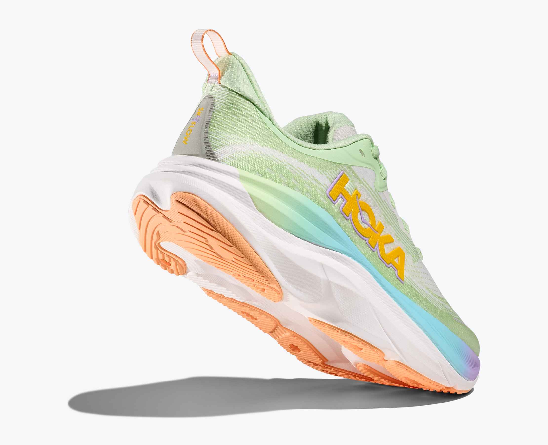 Women's Skyflow - luna moth / white
