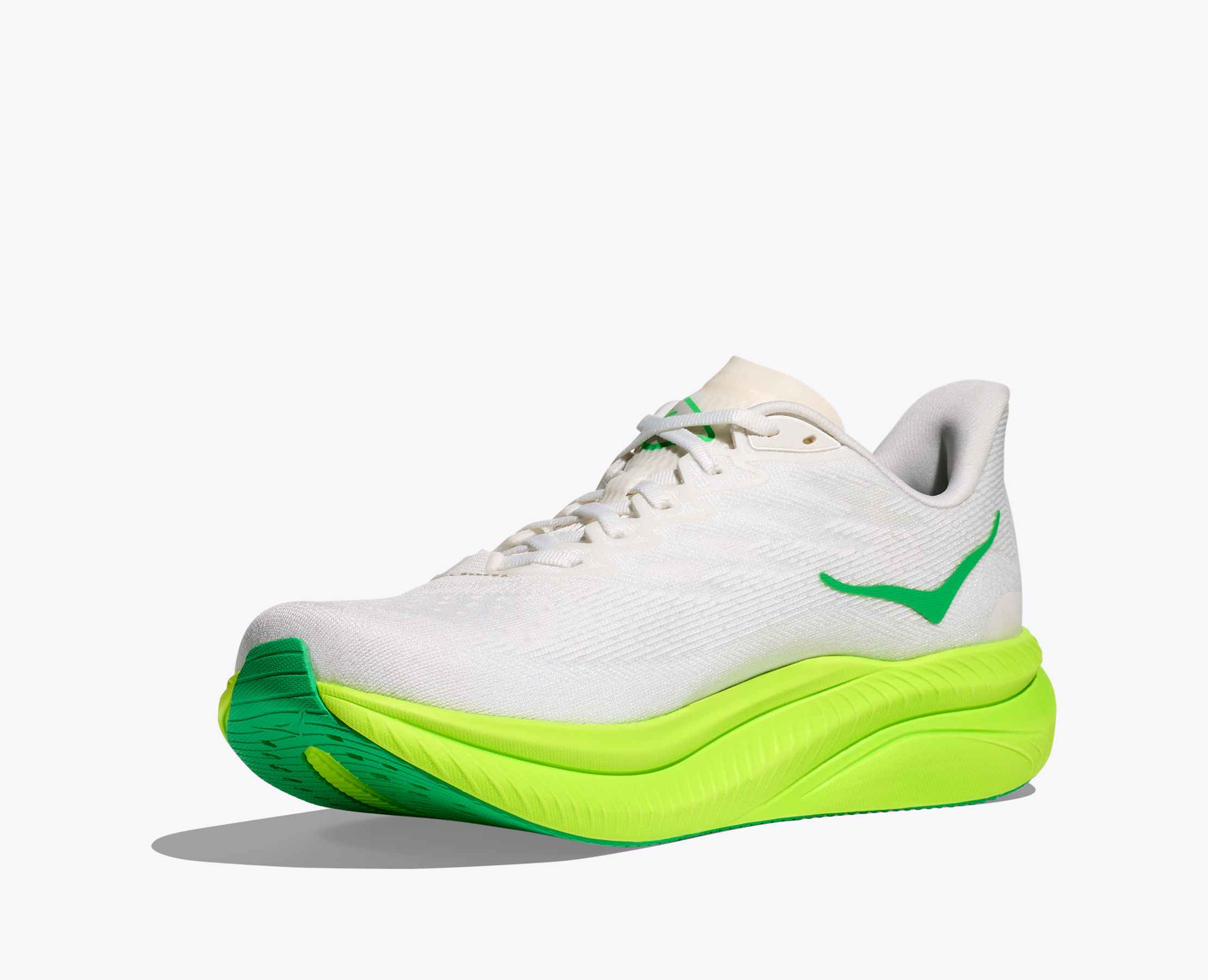 Men's Mach 6 - white / neon lime
