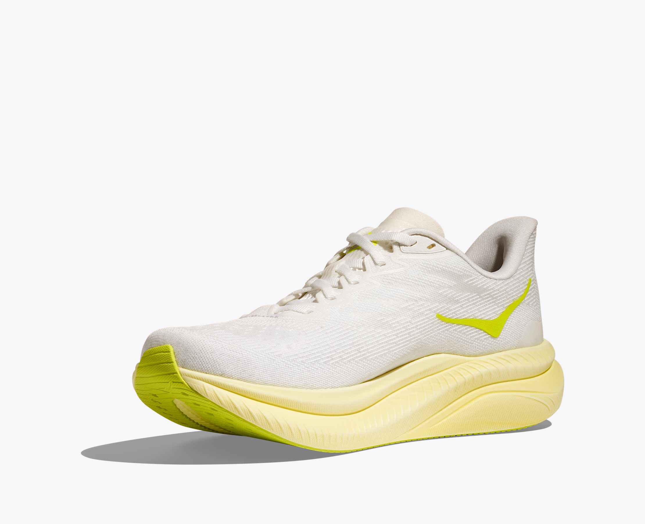Women's Mach 6 - white / neon hoka citrus