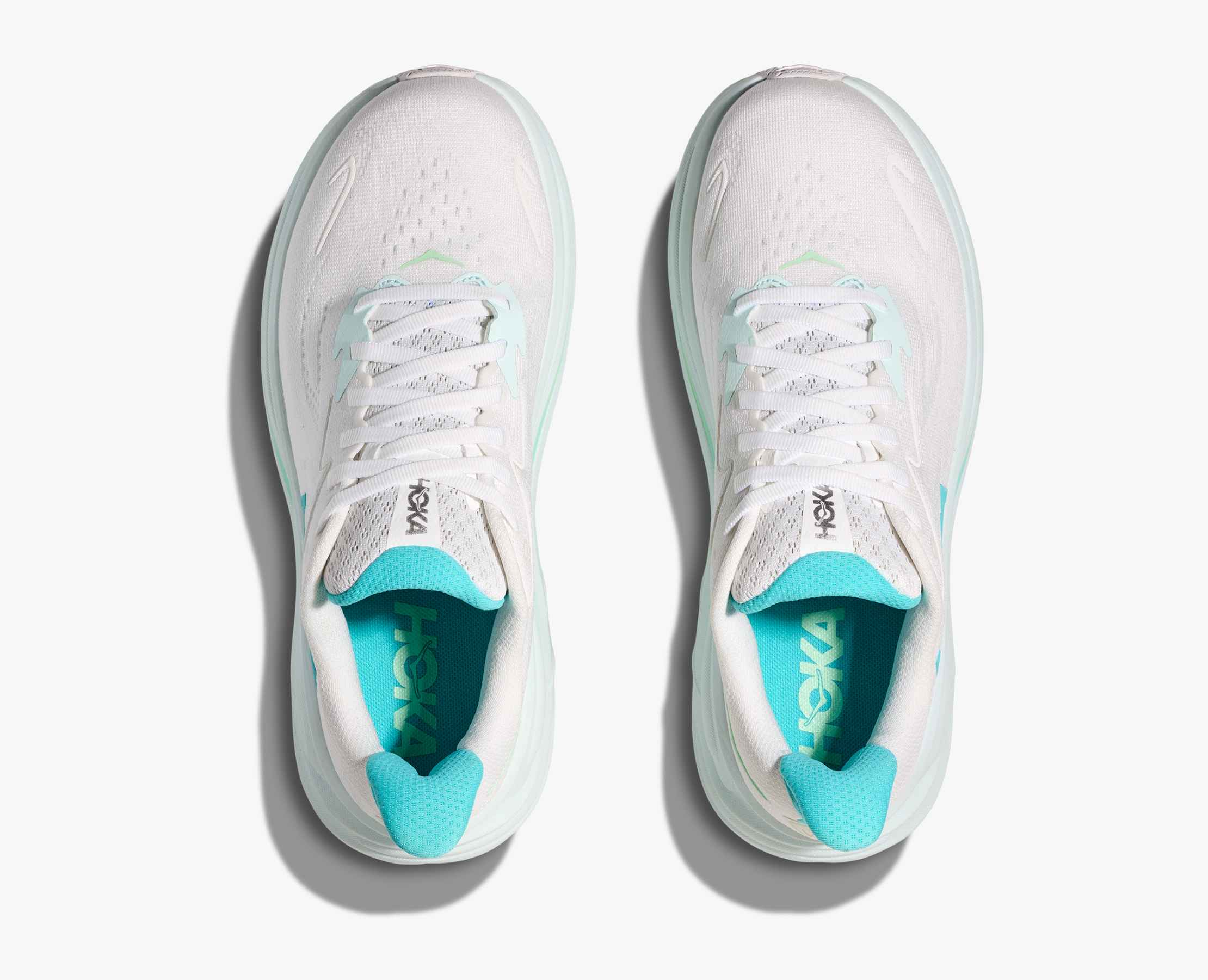 Women's Clifton 10 - white / cielo blue