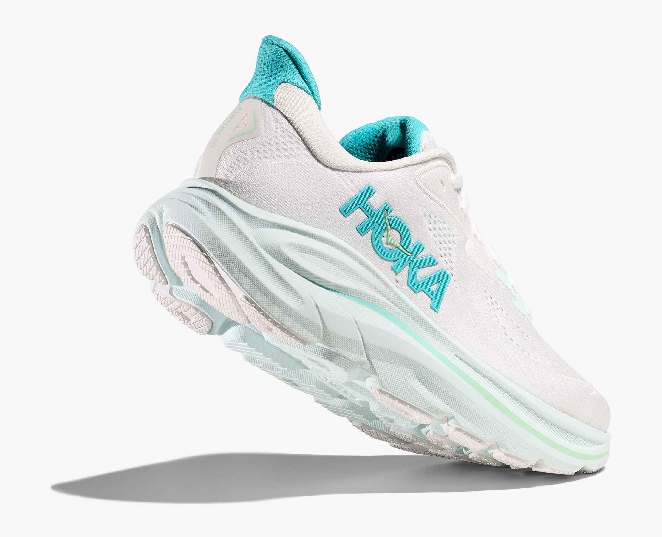 Women's Clifton 10 - white / cielo blue