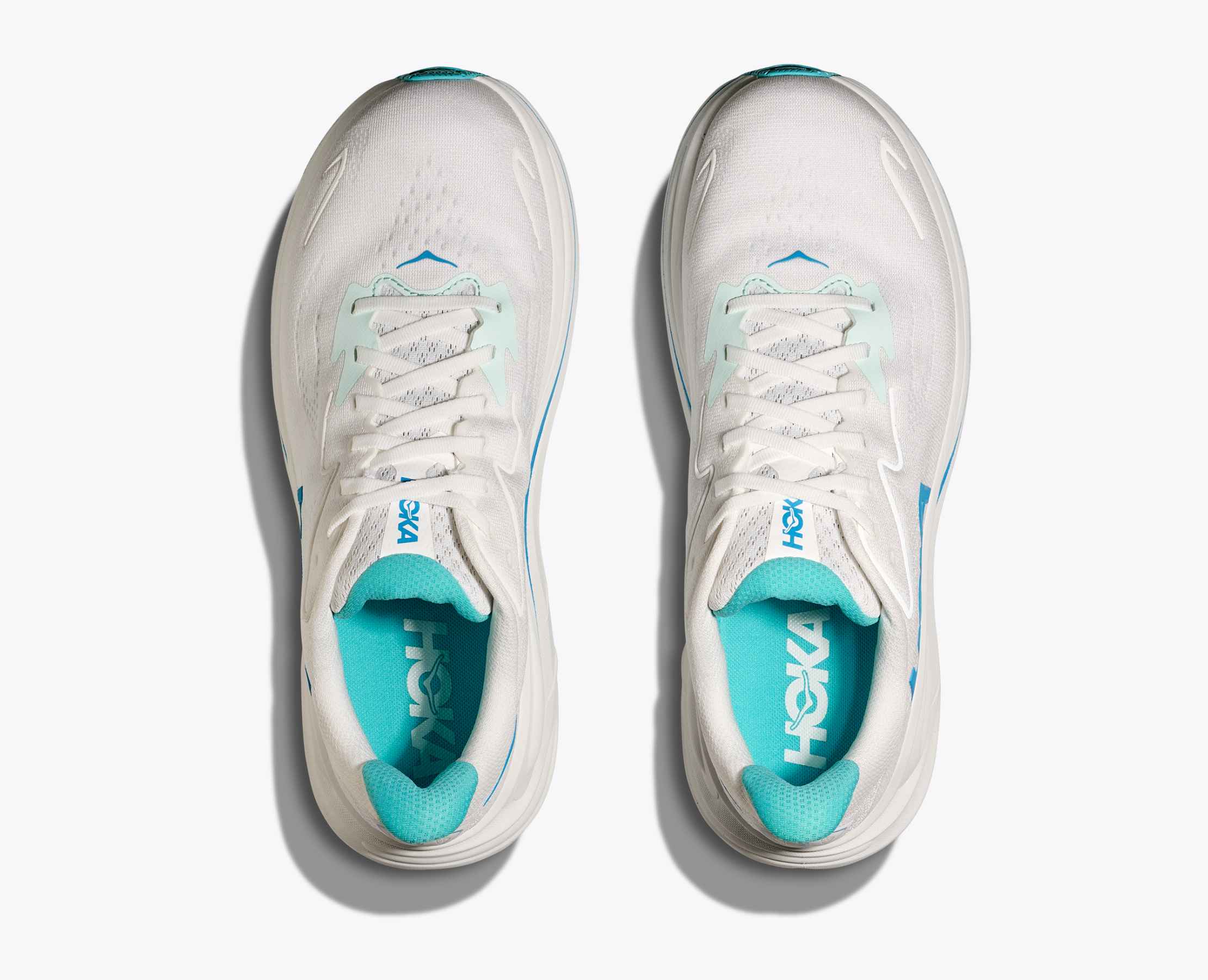 Men's Clifton 10 - white / skyward blue