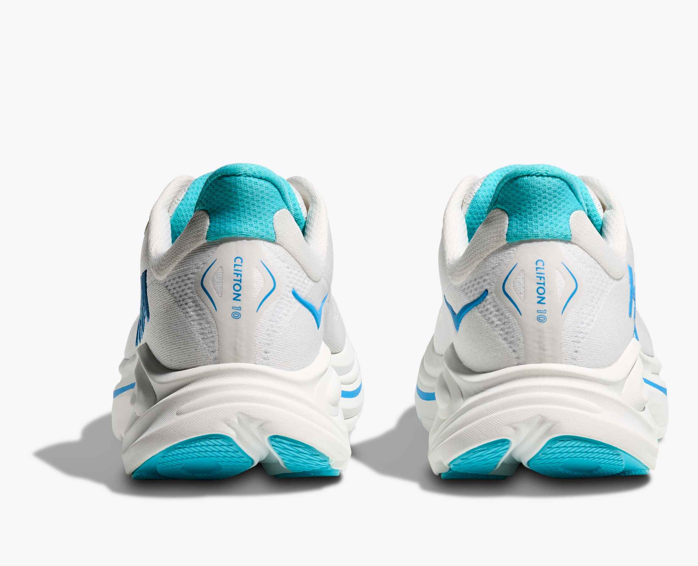 Men's Clifton 10 - white / skyward blue